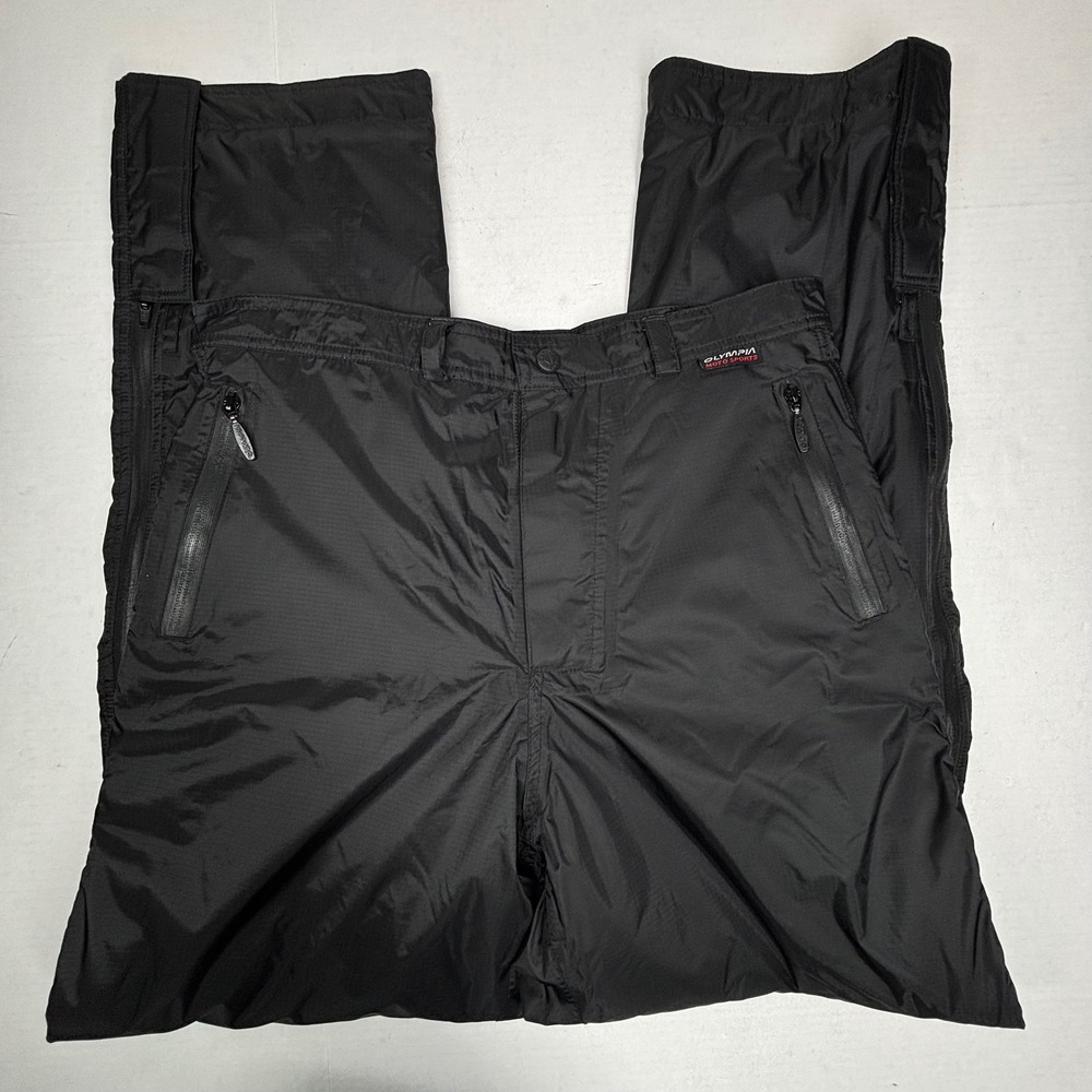 Olympia Moto Sports Black Insulated Motorcycle Pants Womens 10 Biker Riding EUC